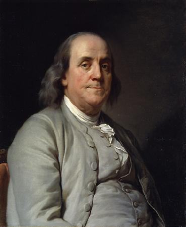 Joseph-Siffred Duplessis Portrait of Benjamin Franklin